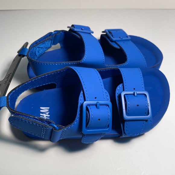 NWT H&M Blue Arizona Style Sandals - Size 9 - Picture 2 of 7